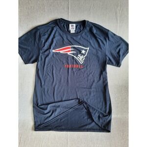 Team Apparel Men Large NFL‎ Football Art Logo Gildan Activewear T-Shirt SS Navy